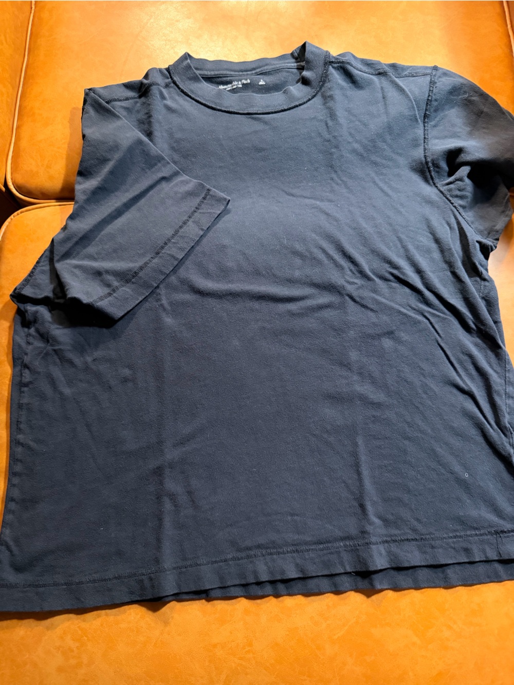 Abercrombie Men’s Black Vintage Style Tee Short